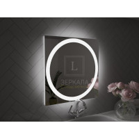 Зеркало в ванную комнату с подсветкой Палермо 90х80 см