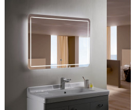 Зеркало с подсветкой для ванной комнаты Анкона 170х90 см