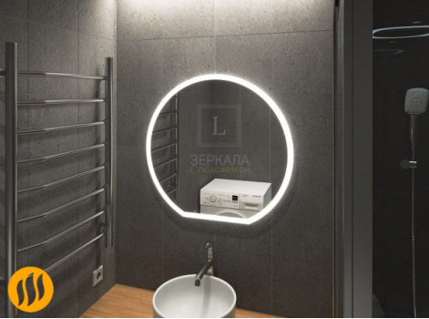Зеркало с подогревом и подсветкой в ванную комнату Виваро